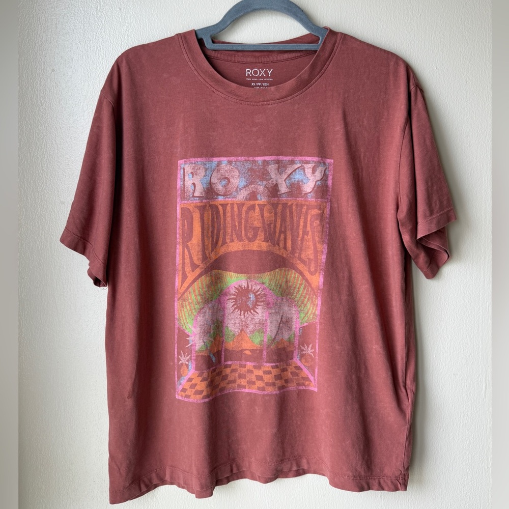 Roxy Oversized Graphic Tee